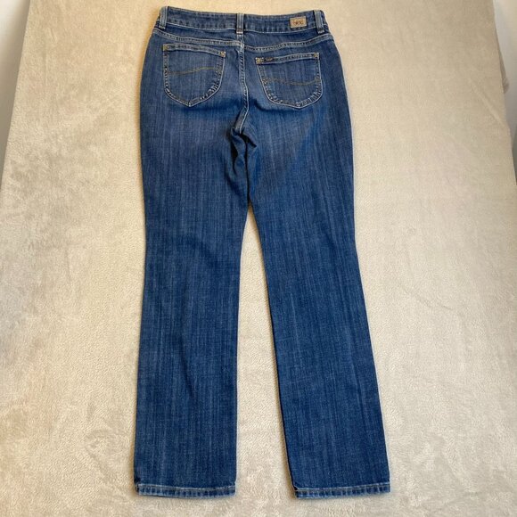 Lee Women's Jeans 10 Medium Bootcut Mid-Rise Stretch Denim Casual Classic - Picture 13 of 13